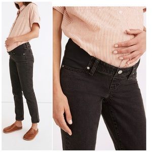 Madewell Maternity Side-Panel Perfect Vintage Jeans in Lunar Wash Size 30
